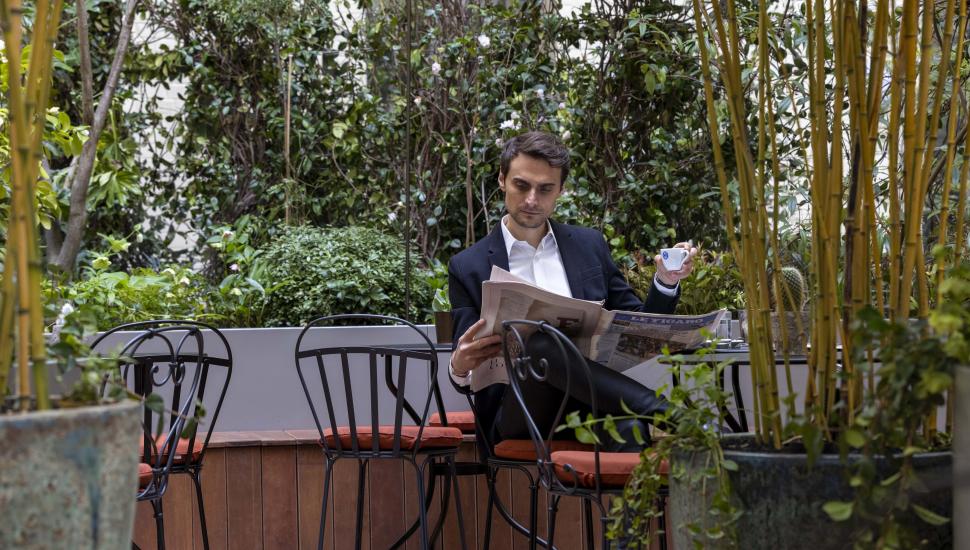 Victoria Palace Hôtel Paris la terrasse