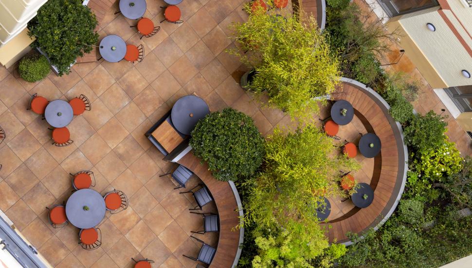 Victoria Palace Hôtel Paris la terrasse